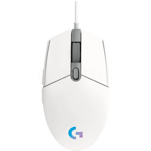 Mouse Gamer Logitech G203 RGB 6 Botones USB Blanco