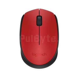 Mouse Inalámbrico Logitech M170 2.4GHz USB 3 Botones Rojo