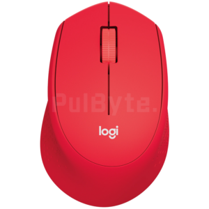 Mouse Inalámbrico Logitech M280 2.4Ghz USB 3 botones Rojo