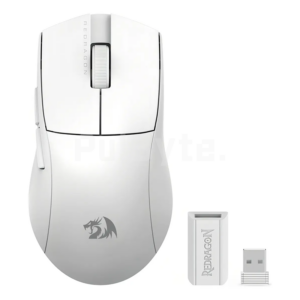 Mouse Gamer Inalámbrico Redragon King M916 Pro 1Khz Blanco