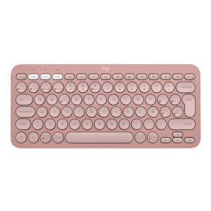 Teclado Logitech Inalámbrico Pebble Keys 2 K380s Español Rosa